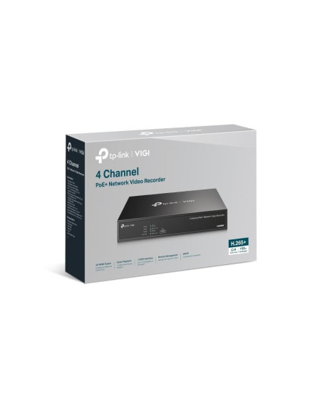 GRABADOR IP NVR TP-LINK VIGI 4 CH IP 1HDD H265+ POE