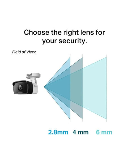 CAMARA IP TP-LINK VIGI BULLET EXTERIOR 2MP 4MM IR 30M IP67 POE