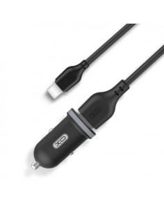 PACK CARGADOR MECHERO TZ08 2.1A + CABLE TIPO MICRO USB NEGRO XO