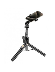 TRIPODE + PALO SELFIE BLUETOOTH SS23 CON MANDO Y LED XO
