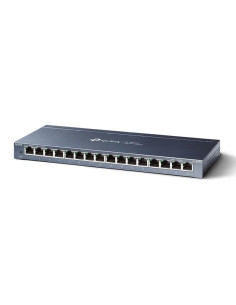 SWITCH TP-LINK 16 PUERTOS GIGABIT TL-SG1016P POE+ METALICA 2