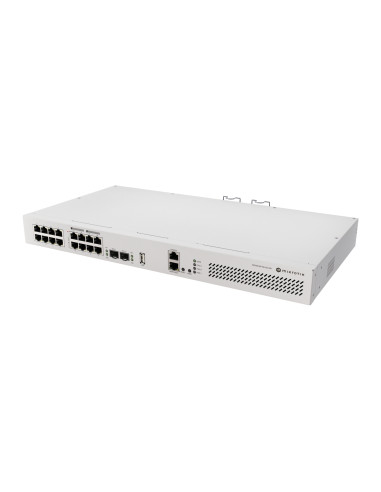 Mikrotik CRS418-8P-8G-2S+RM Cloud Router/Sw L2/L3 Gigabit Ethernet (10/100/1000) Energía sobre Ethernet (PoE) 1U