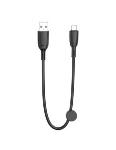 CABLE NB247 CARGA RAPIDA USB - MICRO USB | 6A | 25CM CON CLIP | NEGRO XO