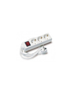 BASE MULTIPLE 3 TOMAS CON INTERRUPTOR ELBAT