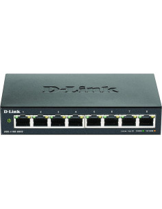 SWITCH D-LINK GIGABIT 8 PUERTOS DGS-1100-08V2/E EASYSMART GESTIONABLE 2