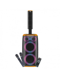 ALTAVOZ KARAOKE COOLSOUND BLAST PUMP 2.1 2X6.5\" + 5xTWEETERS 550W NARANJA