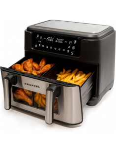 FREIDORA DE AIRE 10 LITROS 2800W CUBETOS FLEXIBLES GRUNKEL