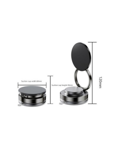SOPORTE COCHE POR VACIO MAGNETICO COMPACTO C177 XO