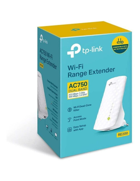 REPETIDOR WIFI TP-LINK 750MBS AC 750 RE200