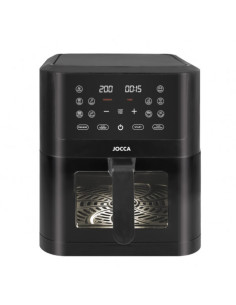 FREIDORA DE AIRE DIGITAL 8 LITROS NEGRA CON VENTANA JOCCA