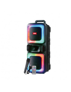 ALTAVOZ KARAOKE RGB 20W CON MICROFONO F55 XO
