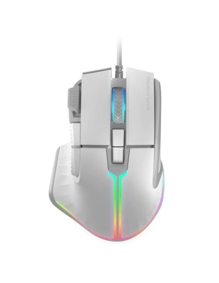 Mars Gaming MM-XT, Ratón Gaming RGB, Diseño Ergonómico con Reposa