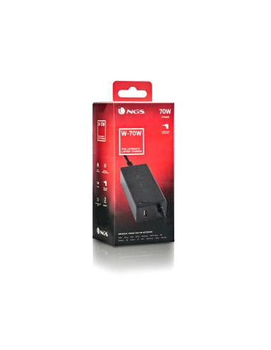 CARGADOR UNIVERSAL NGS PARA PORTATIL SLIM W-70 COMPATIBLE ACER ASUS
