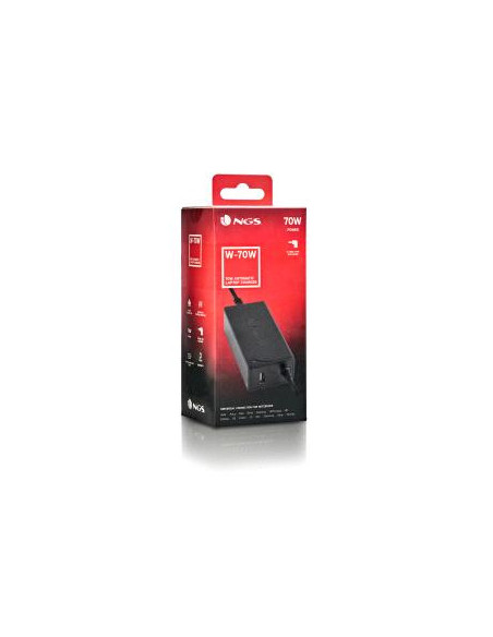 CARGADOR UNIVERSAL NGS PARA PORTATIL SLIM W-70 COMPATIBLE ACER ASUS