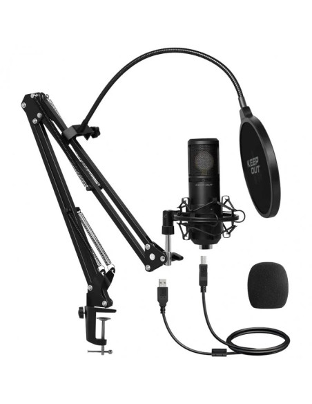 MICROFONO XLR STREAMING KEEP OUT KIT