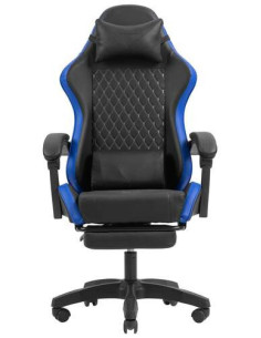 SILLA MARS GAMING MGC-X PARA VIDEOJUEGOS ASIENTO ACOLCHADO NEGRO Y