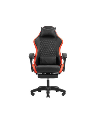SILLA MARS GAMING MGC-X PARA VIDEOJUEGOS ASIENTO ACOLCHADO NEGRO Y