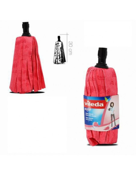 FREGONA STYLE 30CM ROJO VILEDA