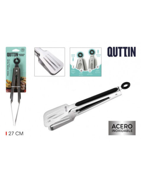 PINZAS DE COCINA 27CM ACERO INOX QUTTIN