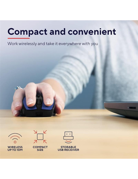 RATON TRUST ZAYA RECARGABLE WIRELESS BLUE
