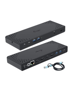 i-tec USB 3.0 / USB-C / Thunderbolt 3 Dual Display Docking Station