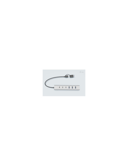 i-tec USB-C/USB-A Charging Metal HUB 7 port (3x USB-C, 4x USB-A)