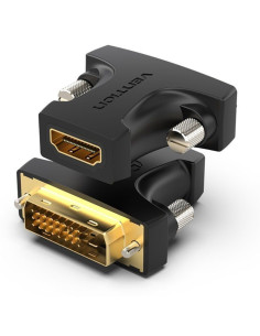 ADAPTADOR CONVERSOR VENTION HDMI/H A DVI (24+1)/M BLACK