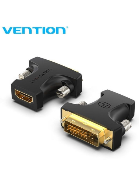 ADAPTADOR CONVERSOR VENTION HDMI/H A DVI (24+1)/M BLACK