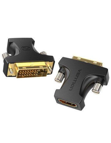 ADAPTADOR CONVERSOR VENTION HDMI/H A DVI (24+1)/M BLACK