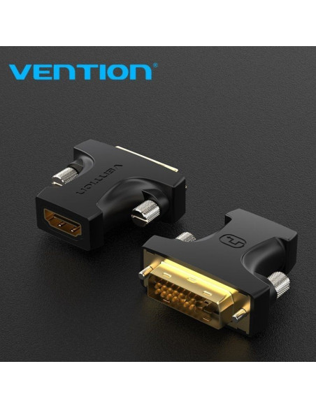 ADAPTADOR CONVERSOR VENTION HDMI/H A DVI (24+1)/M BLACK