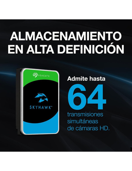 DISCO DURO 8TB SEAGATE SKYHAWK SERVEILLANCE 3,5 SATA3