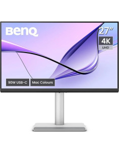 MONITOR BENQ 27 IPS 4K MULTIMEDIA ERGONOMICO USB-C HDMI SILVER