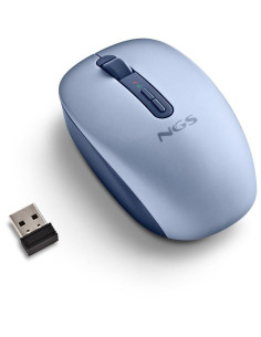 RATON NGS FOG DUAL WIRELESS SILENT ERGONOMIC BLUE 2