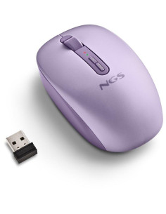 RATON NGS FOG DUAL WIRELESS SILENT ERGONOMIC PURPLE 2