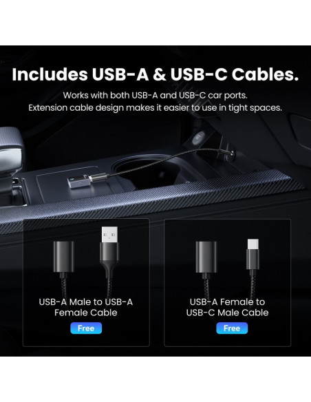 ADAPTADOR CARPLAY/ANDROID AUTO COCHE VENTION WIRELESS