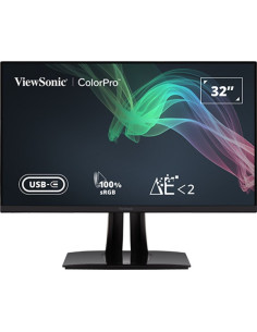 MONITOR VIEWSONIC 32 4K IPS UHD ERGONOMICO MULTIMEDIA DP HDMI USB-C