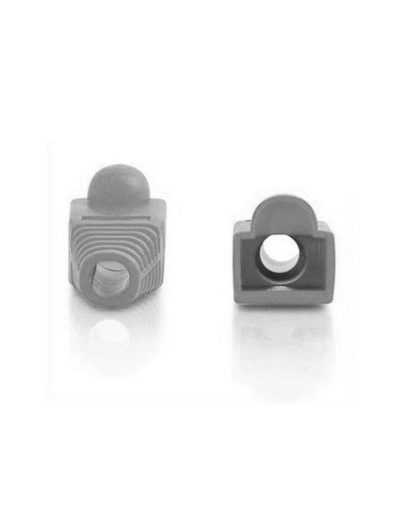 PAQUETE 50 PROTECTORES RJ45 COLOR GRIS CROMAD