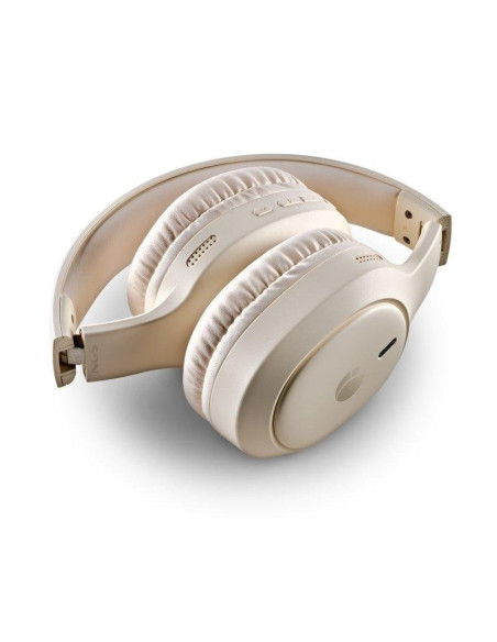 AURICULARES NGS ARTICA TEMPEST WIRELESS BLUETOOTH/MICROFONO/JACK BEIGE