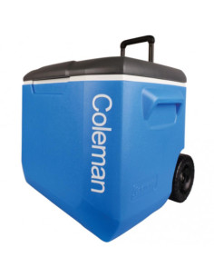 NEVERA RIGIDA 56 LITROS BLACK & BLUE CON RUEDAS 60QT COLEMAN