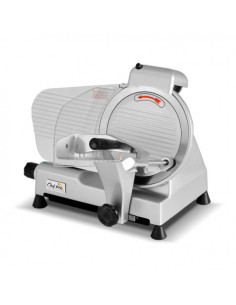 CORTADORA DE CARNE Y FIAMBRE PROFESIONAL 250MM, 240W CHEF PRO
