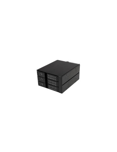 StarTech.com Rack Móvil Backplane con 3 BahÍ­as Hot Swap de 3.5 Negro