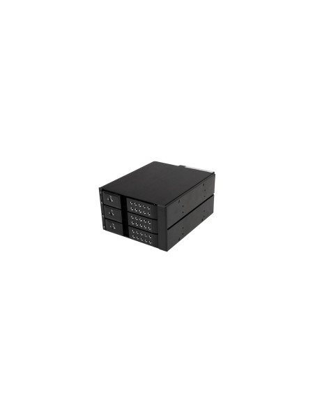 StarTech.com Rack Móvil Backplane con 3 BahÍ­as Hot Swap de 3.5 Negro