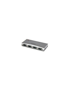 StarTech.com Hub Concentrador USB a 4 Puertos Serie RS232 - Ladrón