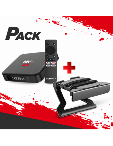 PACK MINI PC SMART TV MV23 + SOPORTE MUVIP
