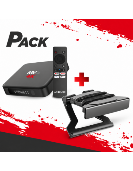 PACK MINI PC SMART TV MV23 + SOPORTE MUVIP