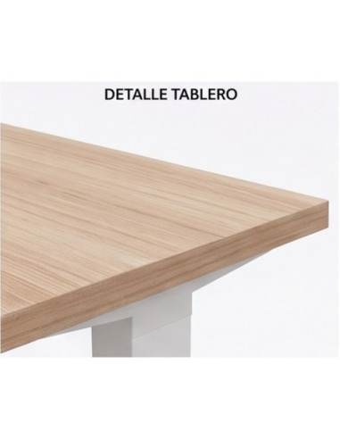 MESA DE OFICINA 160X80X75CM NOGAL CROMAD