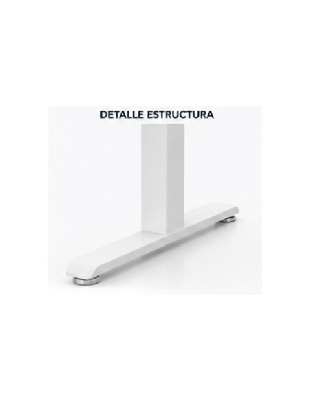 MESA DE OFICINA 140X80X75CM BLANCA CROMAD