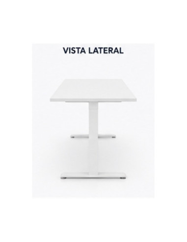 MESA DE OFICINA 140X80X75CM BLANCA CROMAD