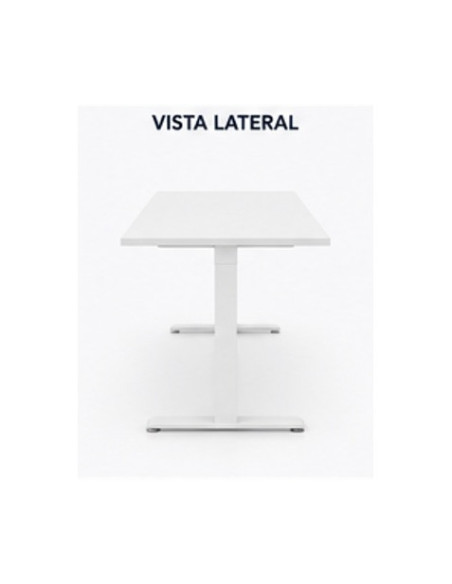 MESA DE OFICINA 140X80X75CM BLANCA CROMAD