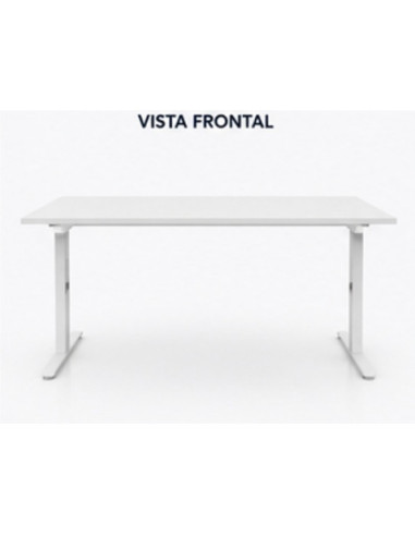 MESA DE OFICINA 140X80X75CM BLANCA CROMAD
